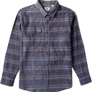 Central Coast Eco LS Flannel Navy Heather