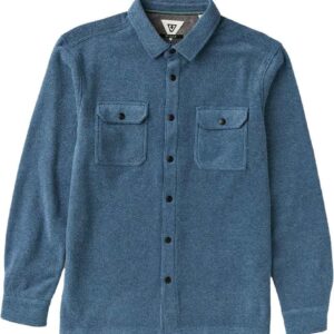 Looper Terry Eco LS Shirt Dark Denim