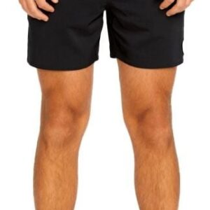 Lido Solid Trunk Boardshort 16" Black