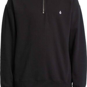 Single Stone Quarter Zip Black