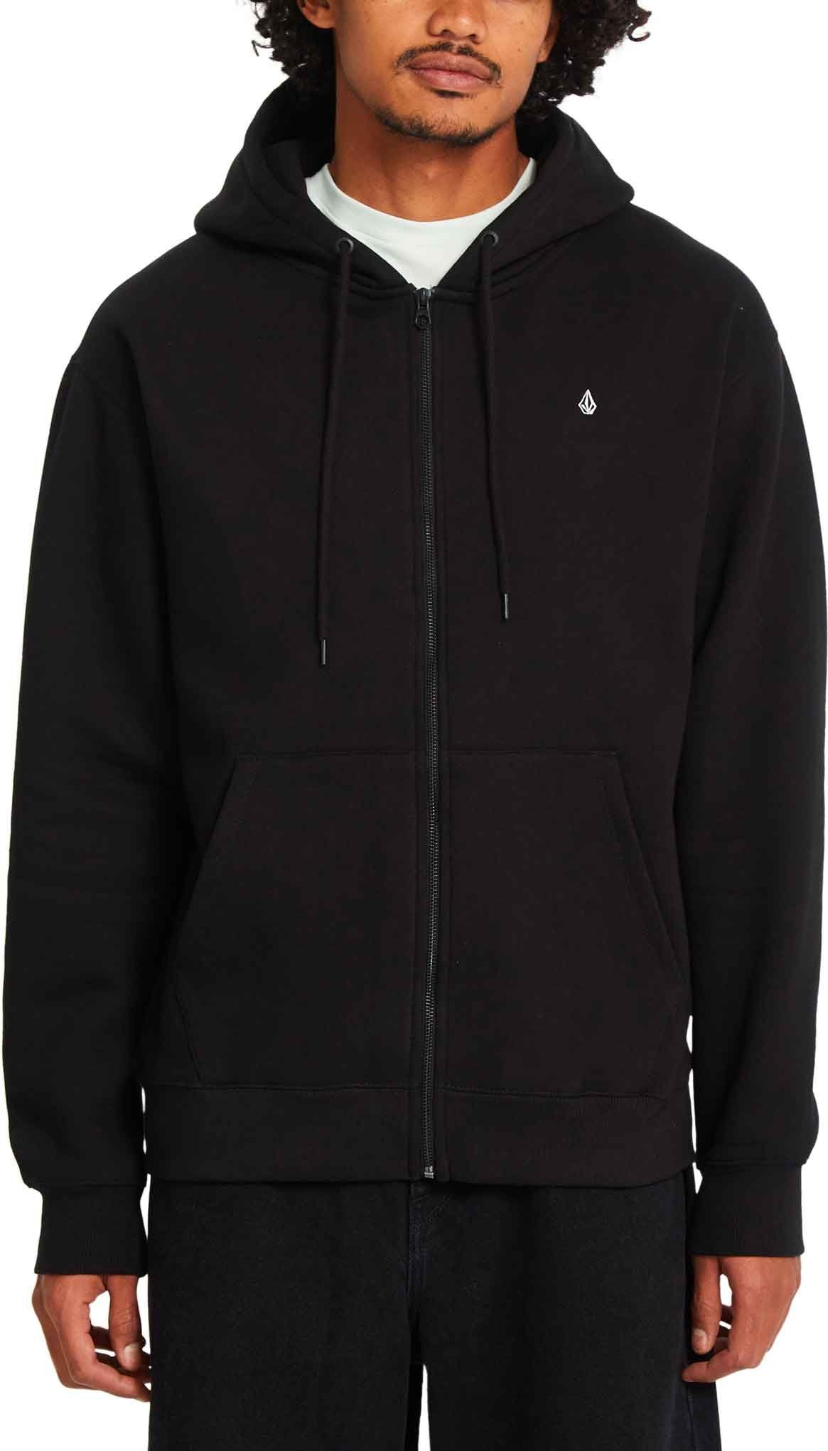 Single Stone Zip Black