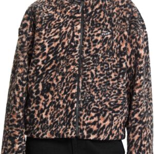 Wylding Out Sherpa W Animal Print