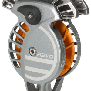 Revo Belay Device Gunmetal/Tangerine