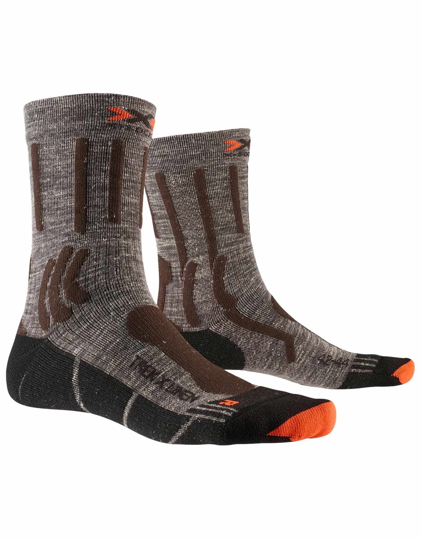 Trek X Linen Suede Melange/X-Orange/Black