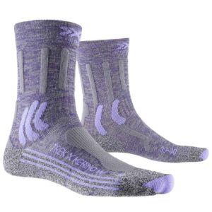 Trek X Merino W Grey Purple Melange/Grey Melange