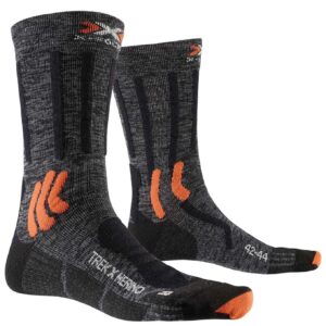 Trek X Merino Grey Duo Melange/X-Orange/Black