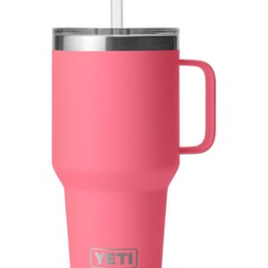 Rambler 35 Oz Straw Mug Tropical Pink
