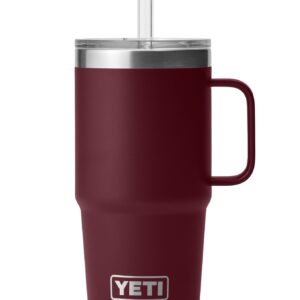 Rambler 25 Oz Straw Mug 2.0 Wild Vine Red