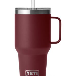 Rambler 35 Oz Straw Mug 2.0 Wild Vine Red