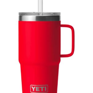 Rambler 25 Oz Straw Mug Rescue Red