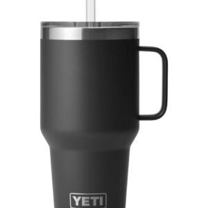Rambler 35 Oz Straw Mug Black