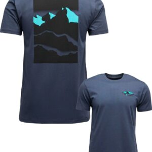 M Mountainscape SS Tee Charcoal