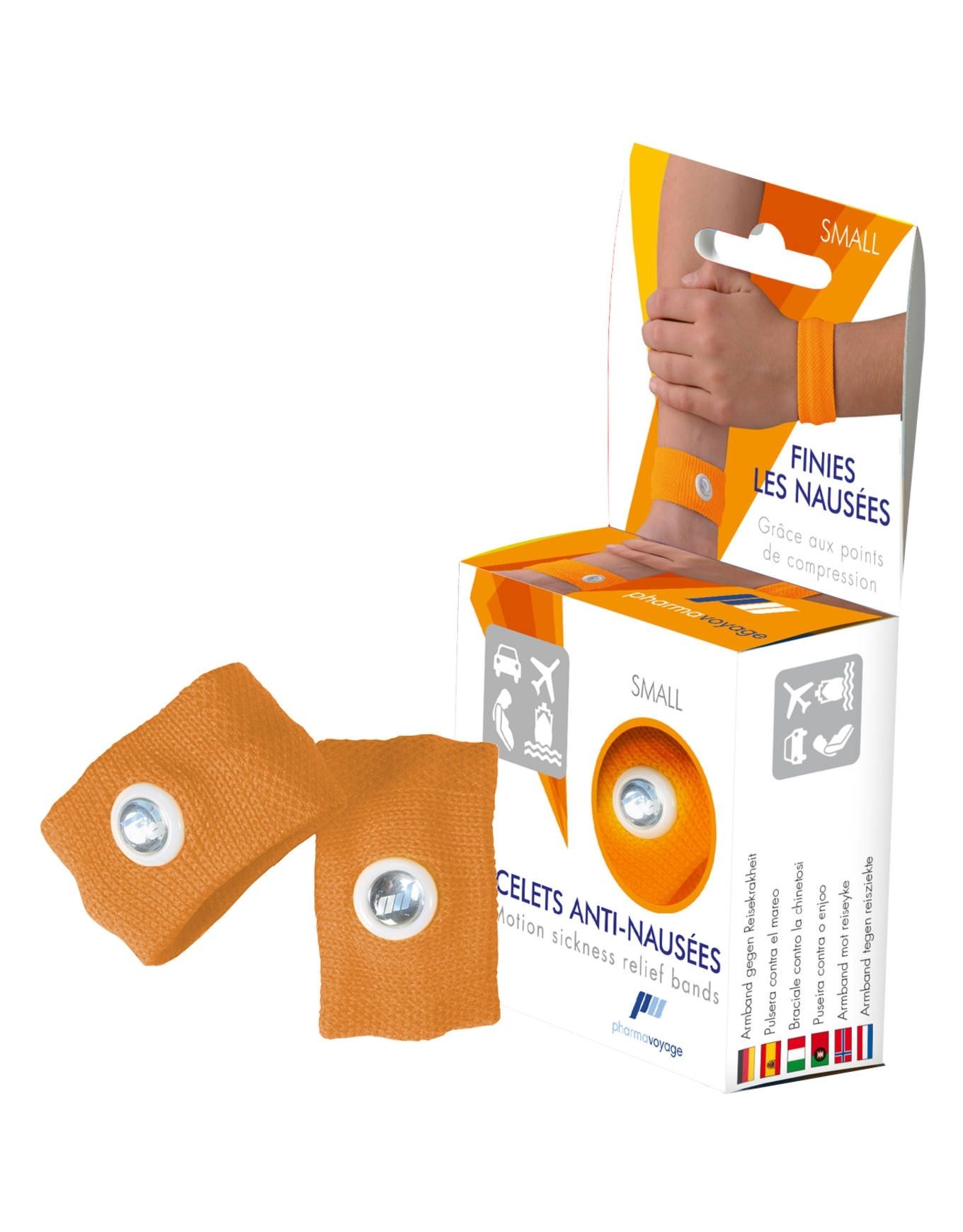 Bracelets Anti-Nausées Small (x2) - Orange