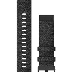 Bracelet Quickfit 20 Nylon noir chiné