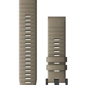 Bracelet Quickfit 22 silicone grès foncé