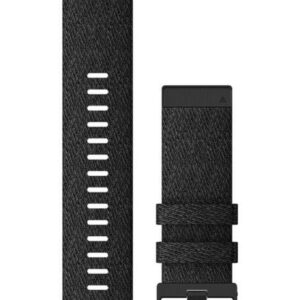 Bracelet Quickfit 26 nylon noir chiné