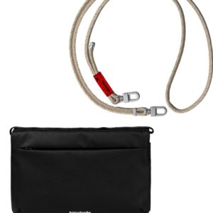 Pack Flat Sacoche Small Black Dry