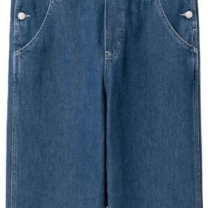 Bib Overall Straight W Blue