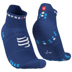 Pro Racing Socks V4.0 Run Low Sodalite/Fluo Blue