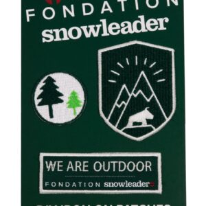 Ecussons Fondation Brodés Snowleader