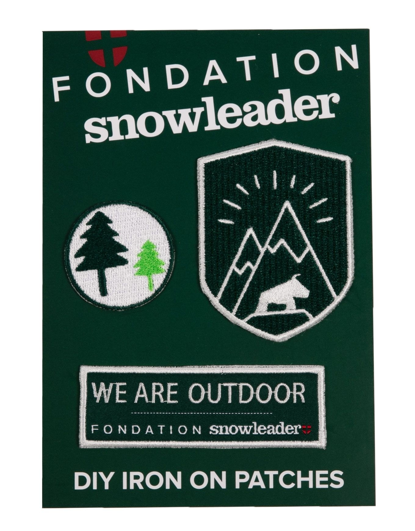 Ecussons Fondation Brodés Snowleader