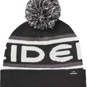 Pompon Beanie Black
