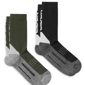 Mid-cut Socks Pack Khaki/Black