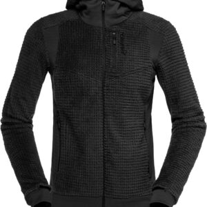 Falketind Alpha120 Zip Hood W Caviar Black