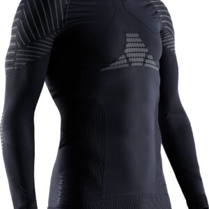 Invent 4.0 Round Neck LS M Black/Charcoal