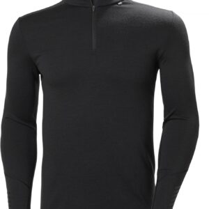 Lifa Merino Midweight 1/2 Zip Black
