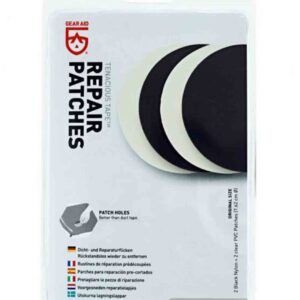 Tenacious Tape® Patches Ronds 2 Pvc Clear + 2 Nylon Noir
