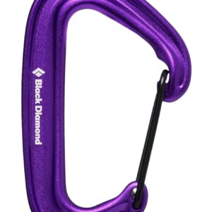 Miniwire carabiner purple