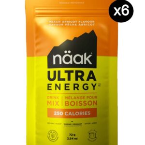 Boisson Ultra Energy™ - Peche Abricot 6 x 72g