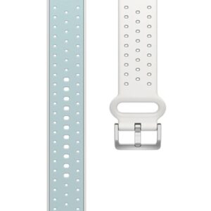 Bracelet Silicone 20mm White/ Turquoise