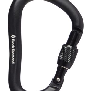 Rocklock Screwgate Carabiner Black