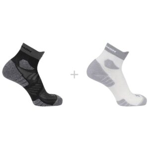 Socks Aero Ankle 2-Pack White/Black