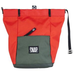 Big Chalk Bag Fleece Grenadine & Dark Khaki