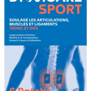 Boite de 6 patchs Stimcare Sport Tronc et Dos