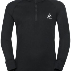 BL Top Turtle Neck LS Half Zip Active Warm Kids Black
