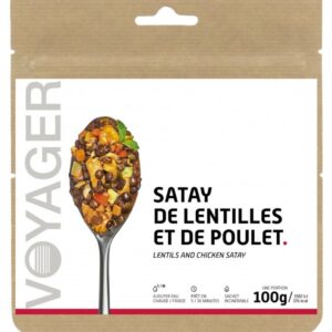 Satay De Lentilles Et De Poulet