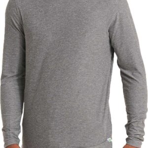 L/S Strato Tech Tee M Heather Grey